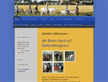 Tablet Screenshot of esel-trekking.de